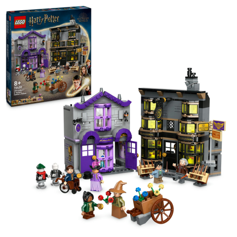 Lego Harry Potter - LEGO Harry Potter Magazinul de baghete Ollivander si Madam Malkin 76439