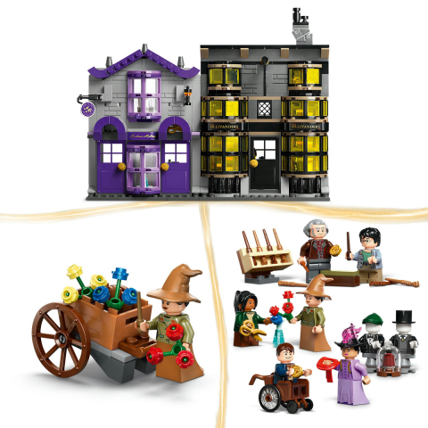 LEGO Harry Potter Magazinul de baghete Ollivander si Madam Malkin 76439 [8]