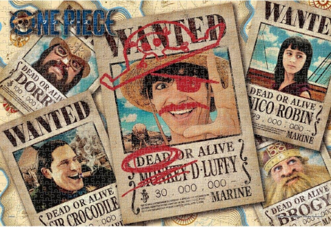 Casa si Cadouri - One Piece 1000-piece puzzle Wanted