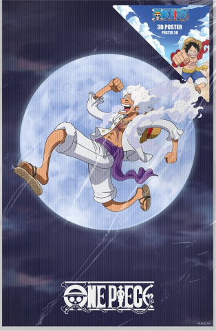 One Piece 3D Poster Monkey D. Luffy Gear 5 38 x 58 cm [1]