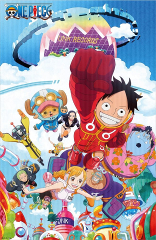 One Piece 3D Poster Punk Records 38 x 58 cm [4]