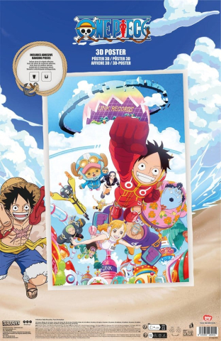 One Piece 3D Poster Punk Records 38 x 58 cm [2]