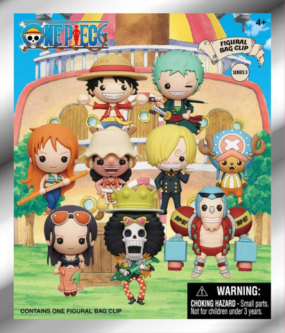 One Piece 3D PVC Bag Clips Series 3 Blind Bag Display (24) [1]