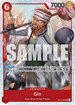 Trading Card Games - One Piece Adventure on Kami’s Island Gin (OP15-007) (V.1) 007 foiled