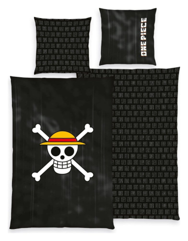 PRECOMENZI - One Piece Bed linen Jolly Roger 135 x 200 cm
