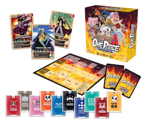 PRECOMENZI - One Piece Board Game Pirate Battle *English Version*