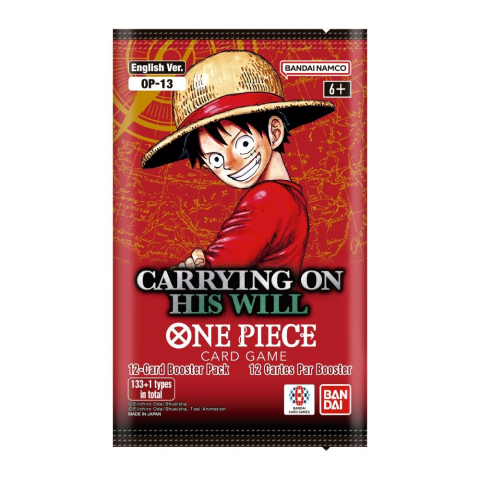 Alte produse - One Piece Card Game Booster Carrying on His Will OP-13