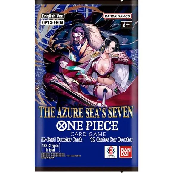 Trading Card Games - One Piece Card Game The Azure Seas Seven OP-14 Booster Pack