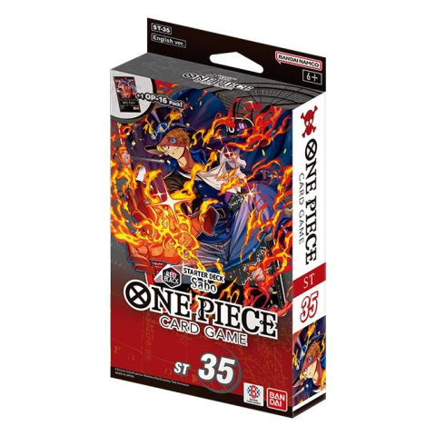 Noutati - One Piece Card Game ST-35 Red/Black Sabo Starter Deck