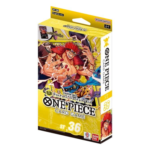 Noutati - One Piece Card Game ST-36 Yellow Eustass "Captain" Kid Starter Deck