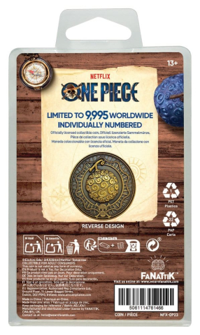 One Piece Collectable Coin Gum Gum Coin Limited Edition 4 cm [1]