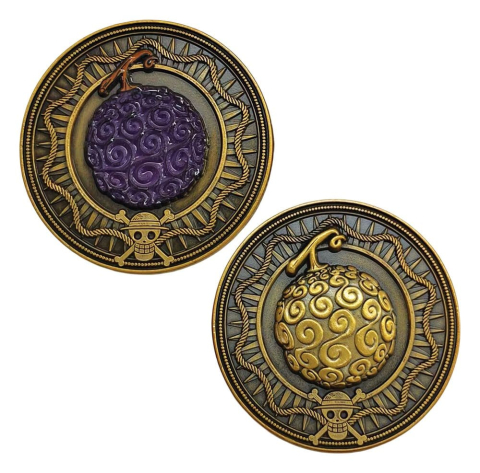 PRECOMENZI - One Piece Collectable Coin Gum Gum Coin Limited Edition 4 cm