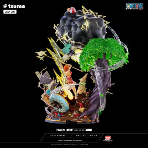 One Piece HQS Dioramax Figure 1/6 Nami 64 cm [3]