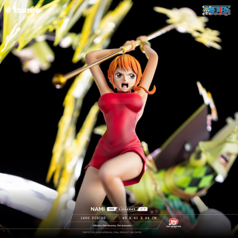 One Piece HQS Dioramax Figure 1/6 Nami 64 cm [7]