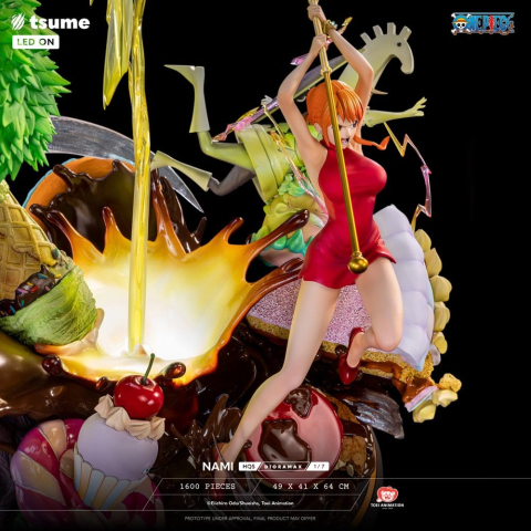 One Piece HQS Dioramax Figure 1/6 Nami 64 cm [12]