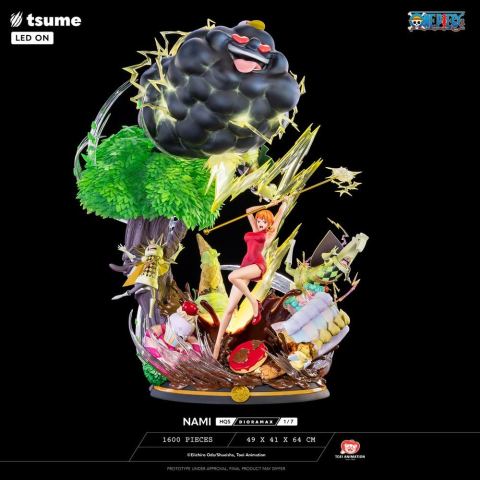 PRECOMENZI - One Piece HQS Dioramax Figure 1/6 Nami 64 cm