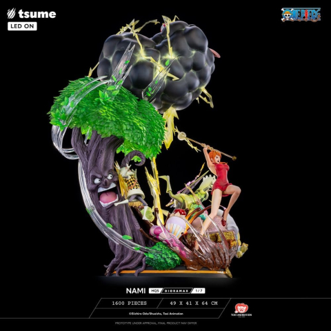 One Piece HQS Dioramax Figure 1/6 Nami 64 cm [8]