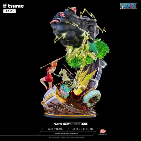 One Piece HQS Dioramax Figure 1/6 Nami 64 cm [5]