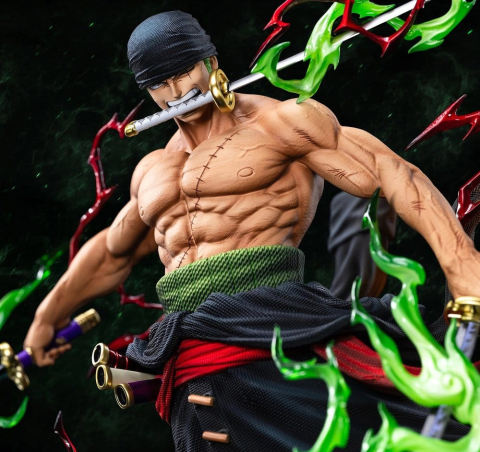One Piece Legendary Straw Hat Crew Series Statue Roronoa Zoro (Premium Version) 34 cm [3]