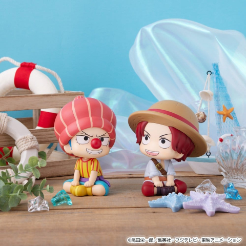 One Piece Look Up PVC Figures 2-Pack Shanks & Buggy Childhood Ver. 11 cm (with gift) [17]