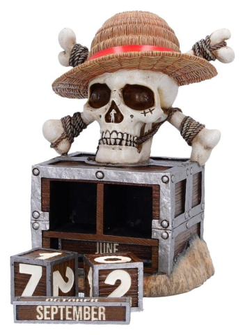 One Piece Luffy Jolly Roger Calendar Perpetuu 16 cm [1]