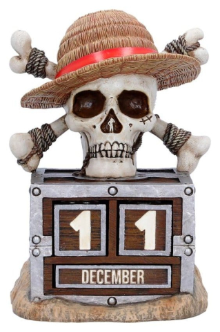 One Piece Luffy Jolly Roger Calendar Perpetuu 16 cm [3]