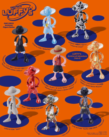 One Piece Luffy's Archive of Adventure Mini Figure Blind Box Assortment (10) [19]