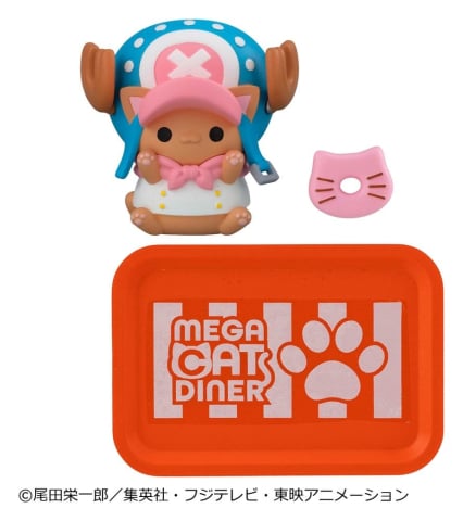 One Piece Mega Cat Project Mini Figures NyanPieceNyan! Diner! 3 cm Blind Box Display (6) [4]