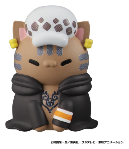 One Piece Mega Cat Project Mini Figures NyanPieceNyan! I'm gonna be king of Paw-rates!! Blind Box Assortment (8) (Repeat) [4]