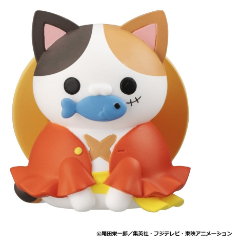 PRECOMENZI - One Piece Mega Cat Project Mini Figures NyanPieceNyan! I'm gonna be king of Paw-rates!! Blind Box Assortment (8) (Repeat)