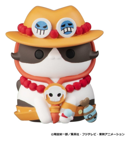 One Piece Mega Cat Project Mini Figures NyanPieceNyan! I'm gonna be king of Paw-rates!! Blind Box Assortment (8) (Repeat) [7]