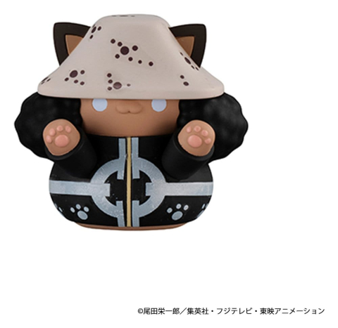 One Piece Mega Cat Project Nyan Piece Nyan! Luffy & the Seven Warlords of the Sea Mini Figures 3 cm Blind Box Display (8) (Repeat) [3]