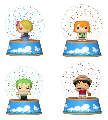 One Piece Mini Figures Glitter Globes PDQ 5 cm Display (12) [4]