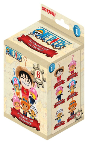 PRECOMENZI - One Piece Plush Keychain Blind Box 11 cm Display (6)