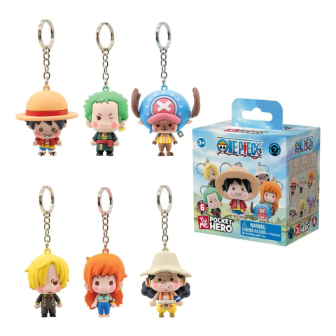Fashion & Accessories - One Piece Pocket Hero Keychain Series 2 Display (12)