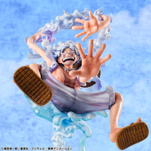 One Piece Portrait.Of.Pirates PVC Figure "Evolutionary History" Monkey D. Luffy "Gear Fifth" 26 cm [4]