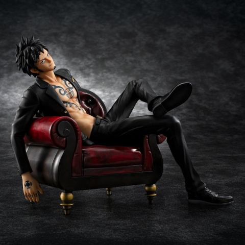 One Piece Portrait.Of.Pirates "S.O.C" PVC Figure Trafalgar Law Ver.R [14]
