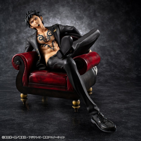 One Piece Portrait.Of.Pirates "S.O.C" PVC Figure Trafalgar Law Ver.R [8]