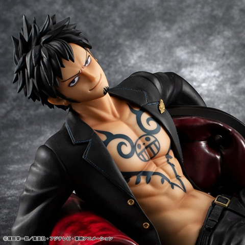 PRECOMENZI - One Piece Portrait.Of.Pirates "S.O.C" PVC Figure Trafalgar Law Ver.R