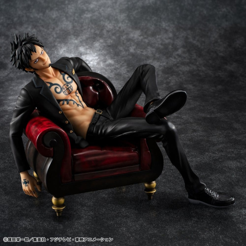 One Piece Portrait.Of.Pirates "S.O.C" PVC Figure Trafalgar Law Ver.R [7]