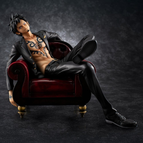 One Piece Portrait.Of.Pirates "S.O.C" PVC Figure Trafalgar Law Ver.R [9]