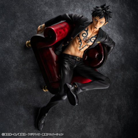 One Piece Portrait.Of.Pirates "S.O.C" PVC Figure Trafalgar Law Ver.R [11]