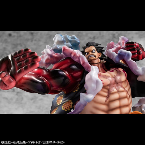 One Piece Portrait.Of.Pirates SA-Maximum PVC Figure Monkey D. Luffy Gear 4 Bounce-Man 10th Limited Ver. 30 cm [2]