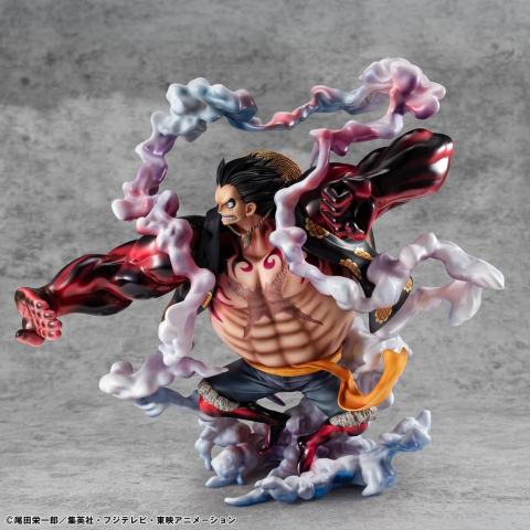 One Piece Portrait.Of.Pirates SA-Maximum PVC Figure Monkey D. Luffy Gear 4 Bounce-Man 10th Limited Ver. 30 cm [20]