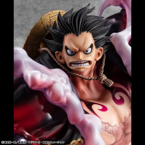 One Piece Portrait.Of.Pirates SA-Maximum PVC Figure Monkey D. Luffy Gear 4 Bounce-Man 10th Limited Ver. 30 cm [4]