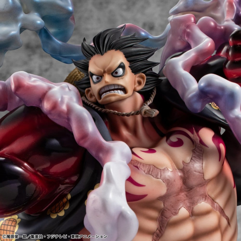 One Piece Portrait.Of.Pirates SA-Maximum PVC Figure Monkey D. Luffy Gear 4 Bounce-Man 10th Limited Ver. 30 cm [3]