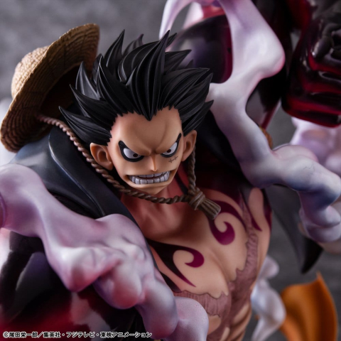 One Piece Portrait.Of.Pirates SA-Maximum PVC Figure Monkey D. Luffy Gear 4 Bounce-Man 10th Limited Ver. 30 cm [6]