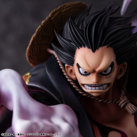 One Piece Portrait.Of.Pirates SA-Maximum PVC Figure Monkey D. Luffy Gear 4 Bounce-Man 10th Limited Ver. 30 cm [14]