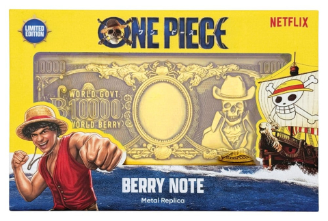 One Piece Replica 10,000 World Berry Metal Banknote 6 x 15 cm [4]