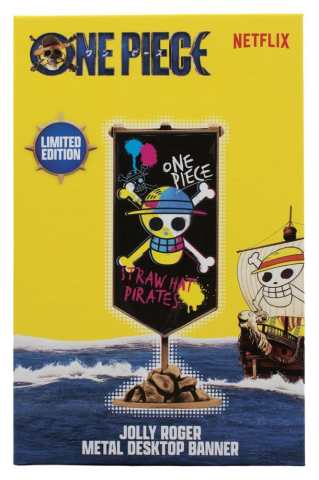 One Piece Replica Straw Hat Pirates Metal Banner 11 x 6 cm [5]